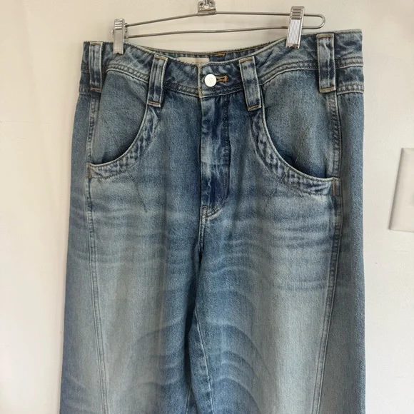 Anthropologie Pilcro Kenny High Rise Tapered Jeans - Picture 5 of 7